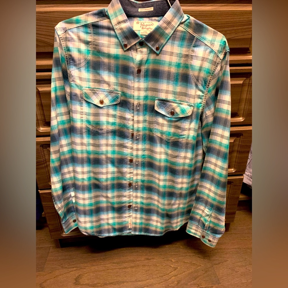 Orginal Penguin Heritage Slim Fit long sleeve buttondown